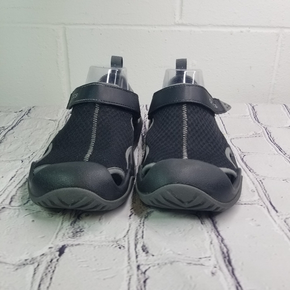 Crocs Swiftwater mesh black gray mesh deck shows - Picture 8 of 12